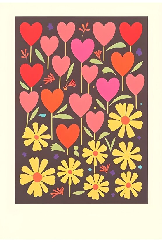 Matisse - Boho - Art Deco - Soyut - Doğa ( 3 lü Çerçevesiz ) Poster - Afiş - Tablo KR2C01257