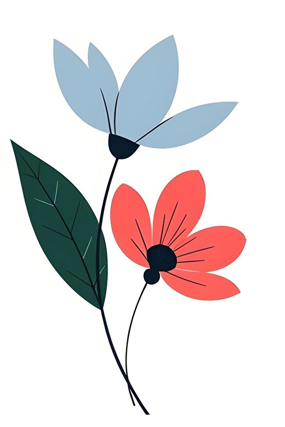 Matisse - Boho - Art Deco - Soyut - Doğa ( 3 lü Çerçevesiz ) Poster - Afiş - Tablo KR2C00091