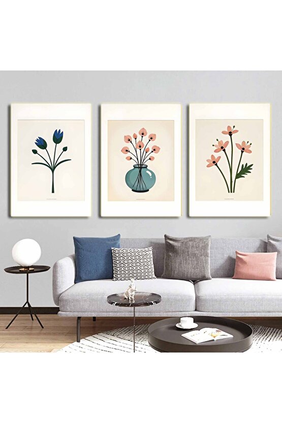 Matisse - Sanat - Soyut - Doğa - Ev - Yaşam ( 2 Li Çerçevesiz ) Poster - Afiş - Tablo NNHT598