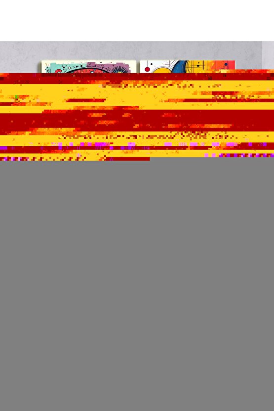 Matisse - Boho - Art Deco - Soyut - Doğa ( 3 lü Çerçevesiz ) Poster - Afiş - Tablo KR2C00251