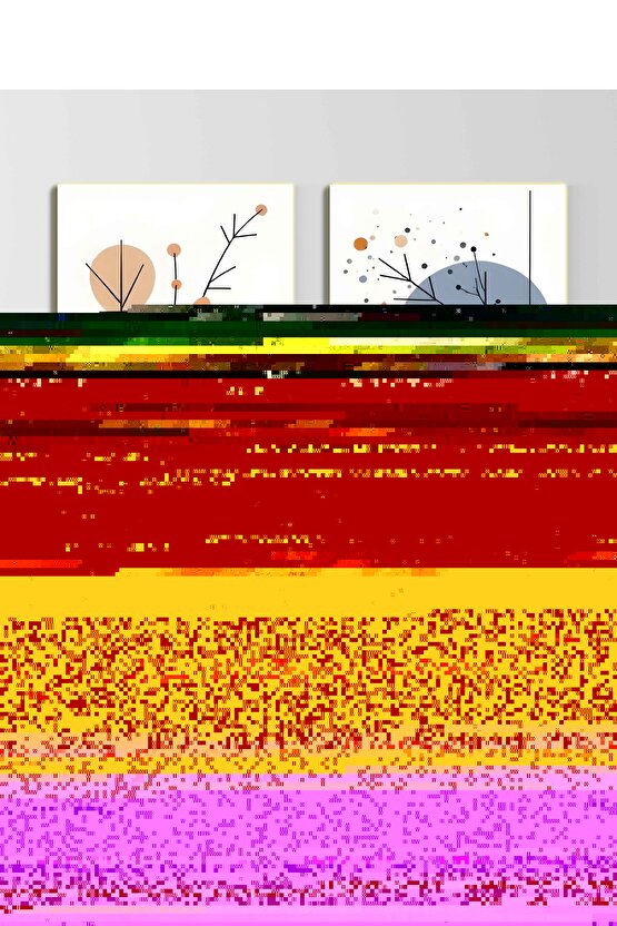 Matisse - Boho - Art Deco - Soyut - Doğa ( 3 lü Çerçevesiz ) Poster - Afiş - Tablo KR2C00269