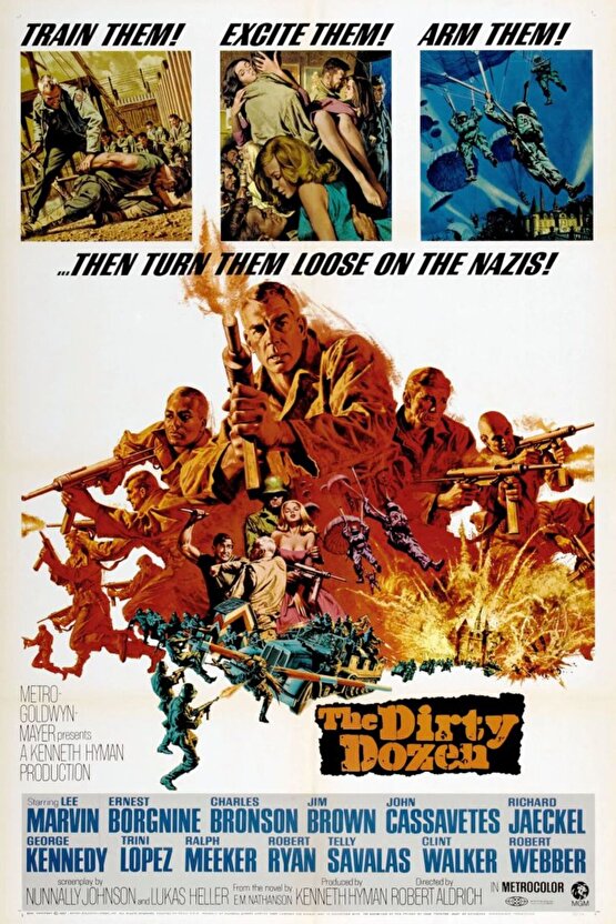 The Dirty Dozen (1967) 001 AFİŞ - POSTER