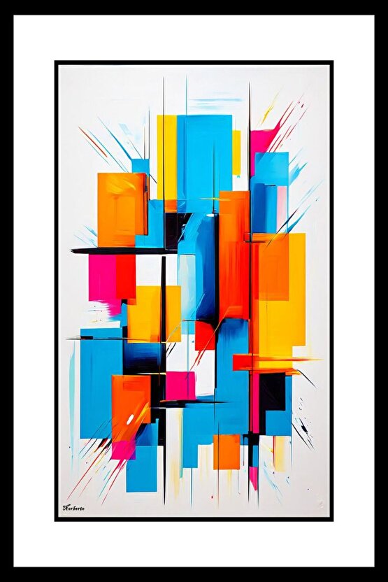 Soyut Patlamalar Digital Art ( ÇERÇEVESİZ - ÇERÇEVE YOKTUR ) ( ULTRA HD ) FOLYO AFİŞ - POSTER