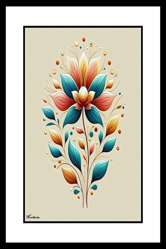 Realistik Çiçek Digital Art ( ÇERÇEVESİZ - ÇERÇEVE YOKTUR ) ( ULTRA HD ) FOLYO AFİŞ - POSTER