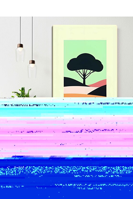 Sonbahar Sokağı Digital Art ( ÇERÇEVESİZ - ÇERÇEVE YOKTUR ) ( ULTRA HD ) FOLYO AFİŞ - POSTER