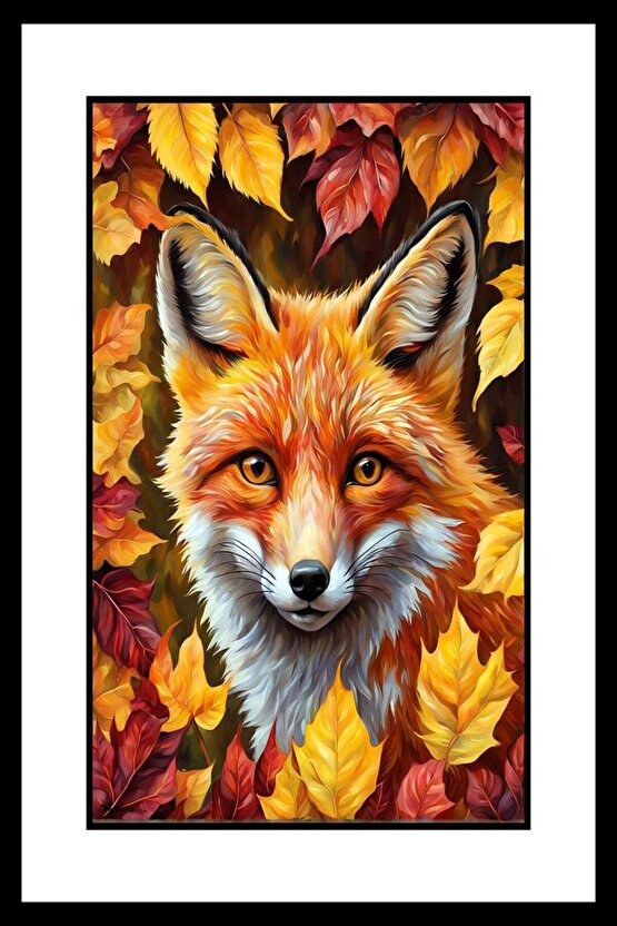 Anne Tilki Digital Art ( ÇERÇEVESİZ - ÇERÇEVE YOKTUR ) ( ULTRA HD ) FOLYO AFİŞ - POSTER