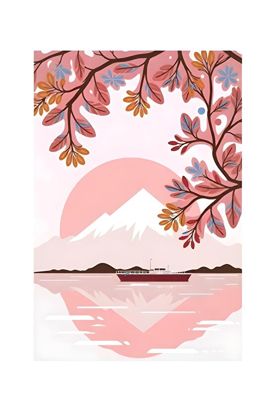 Güz Mevsimi ve Ağaçlar Digital Art ( ÇERÇEVESİZ - ÇERÇEVE YOKTUR ) ( ULTRA HD ) FOLYO AFİŞ - POSTER