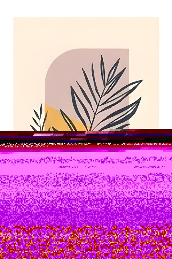 Matisse - Boho - Art Deco - Soyut - Doğa ( 3 lü Çerçevesiz ) Poster - Afiş - Tablo KR2C00137