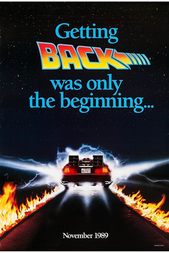 Back to the Future Part II (1989) 7 ( FOLYO ) - AFİŞ - POSTER-1564