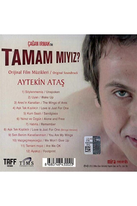 Tamam Mıyız ? - Orijinal Film Müzikleri  ( CD ) Ambalajında