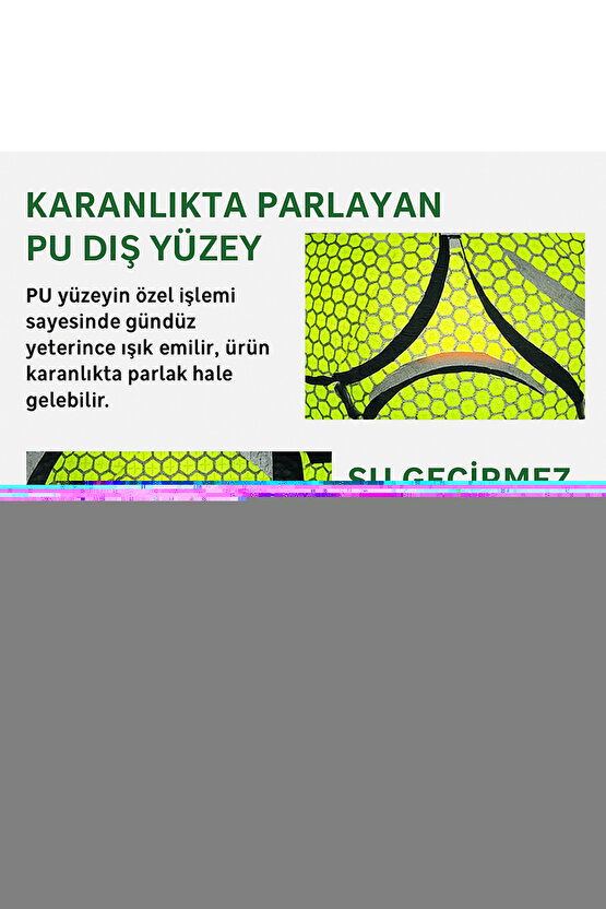 Karanlıkta Parlayan Işıldayan Orjinal Futbol Topu 2
