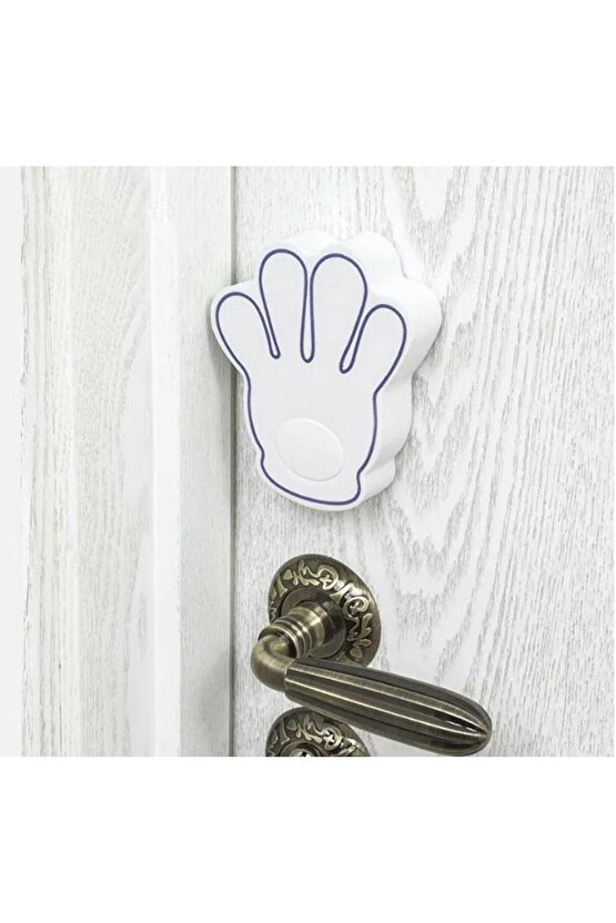 Kapı Tutucu Parmak Koruyucu Beyaz