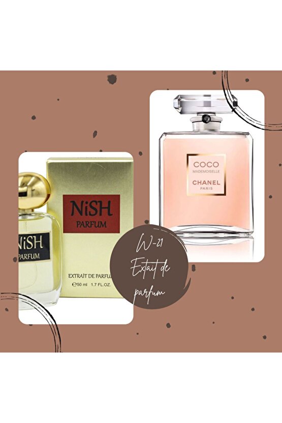 Nish Parfum W-21 Extrait De Parfum 50ml Oriental-Coco Mademasuale