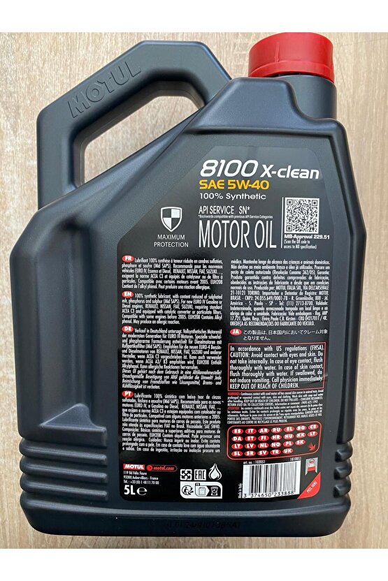 8100 X-clean 5w40 5 Litre