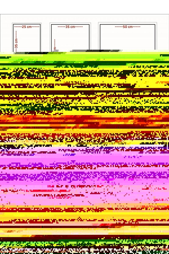 BOHEM TARZI AHŞAP DUVAR RAFI KİTAPLIK (60x40x15)