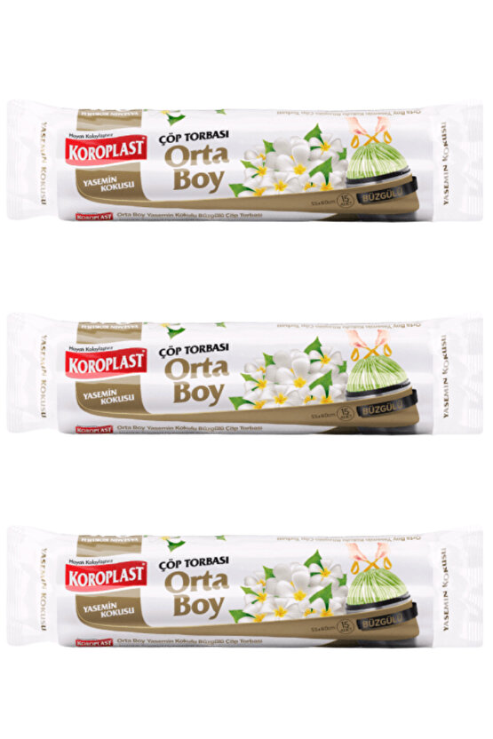 Yasemin Kokulu, Büzgülü Orta Boy Çöp Torbası 15li X3