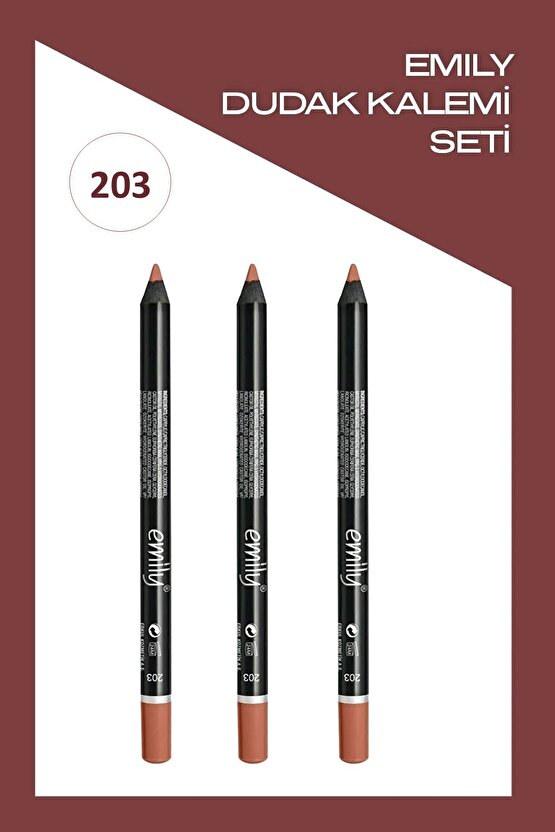 Emily Dudak Kalemi No: 203 3 Adet