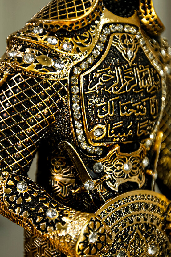 Ofis Hediyesi Ofis Dekor Biblo Osmanlı Zırh Asker Dekoratif Figür Armağan Obje Süs Dekorasyon