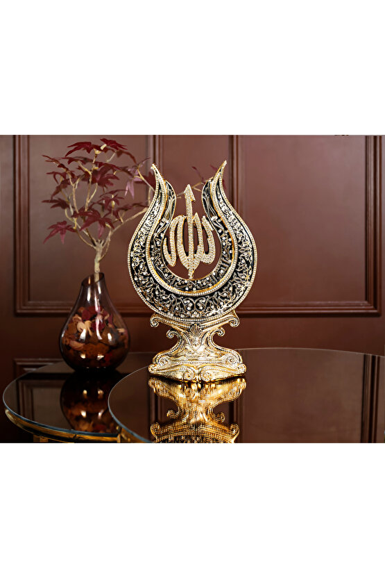 Manevi Hediye | Dini Islami Hediyeler | Hediyelik Dekoratif Biblo | Lale Allah Muhammed Süs Set