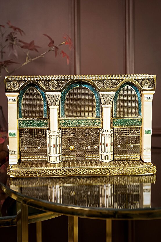 Dini Islami Biblo Aksesuar Dekoratif Obje Ev Ofis Süsleri Mescidi Nebevi Selamlama Kapısı Süs