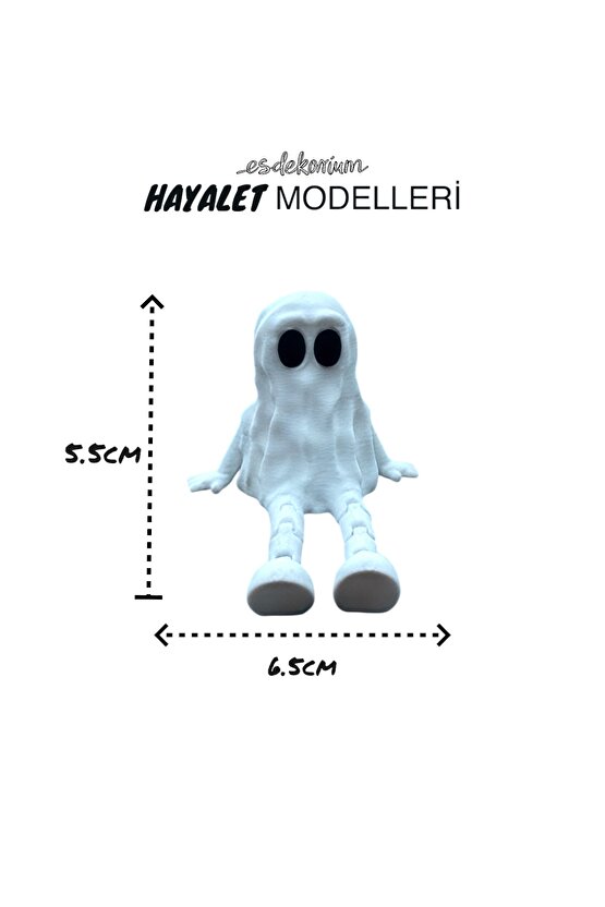 Hayalet Araba Süsü BEYAZ - Araç Içi Aksesuar - Oto Aksesuar - Torpido Aksesuar