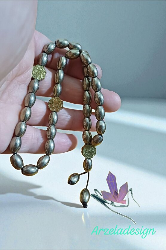 Hematit Erkektesbih 33 Lü Özel Tasarim