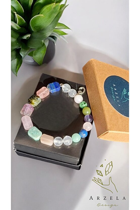 Doğal Taş Çakrası Bilekliği (TASLARIN DANSI)