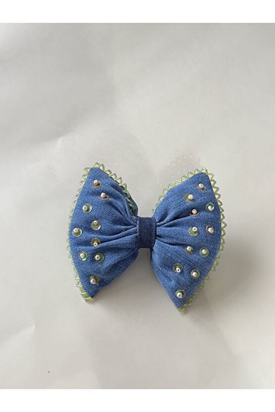 Boncuk İşlemeli Fiyonk Otomatik Toka 4