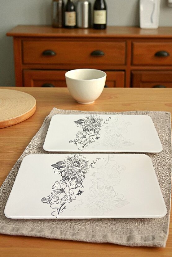 Lotus Siera Kayık Tabak 33*17 Cm 2 Adet