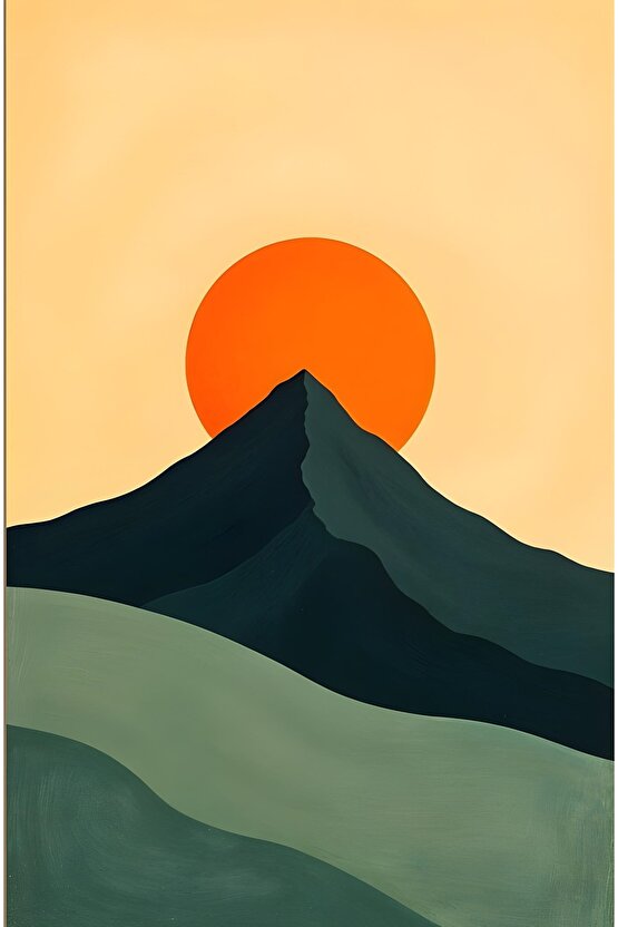 Matisse - Boho - Art Deco - Soyut - Doğa ( 3 lü Çerçevesiz ) Poster - Afiş - Tablo KR2C01151