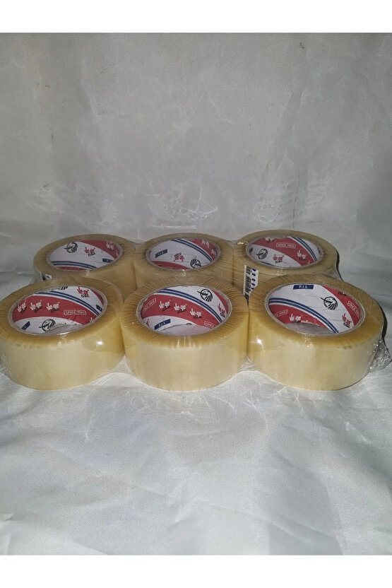 Vege Koli Bandı 6 Adet Fil Şeffaf 45 Mm 100 Mt