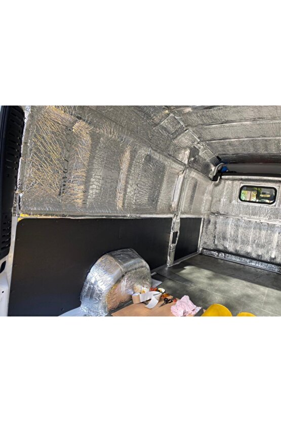 6 Mm 150x100cm Oto Ses Kaput Altı Folyolu Kendinden Yapışkanlı Kaucuk Ses Yalıtım Levhası