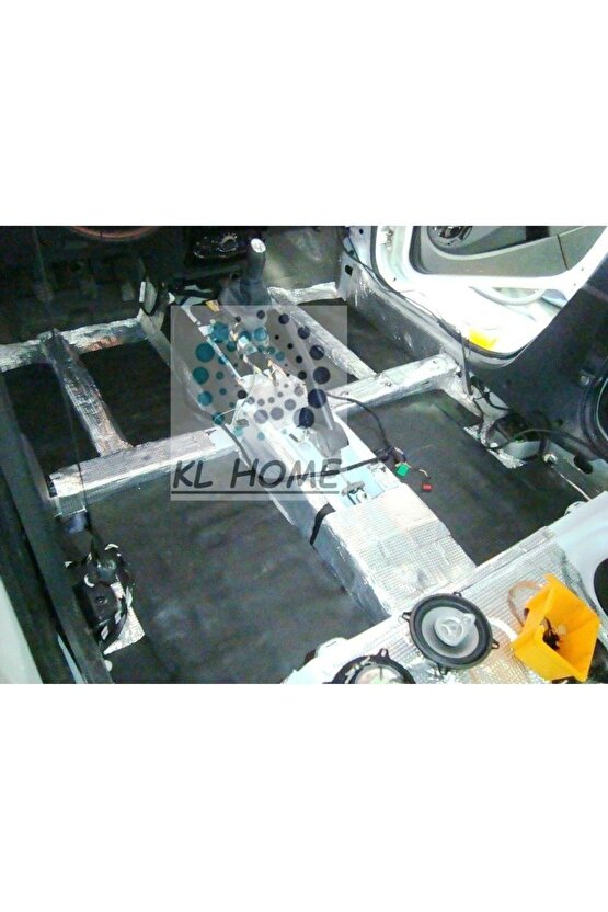 9mm 60x100cm Yapışkanlı Oto Karavan Ev Akustik Kauçuk Yalıtım Kl Home