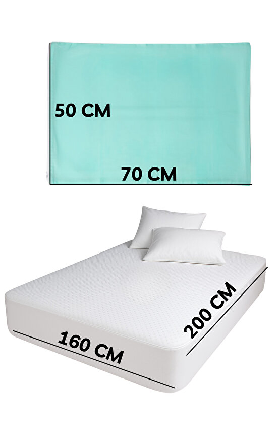 Lastikli Yatak Çarşaf Seti Yastık Kılıflı Örtü Pamuk Dayanıklı Yırtılmaz Tek Çift Kişilik