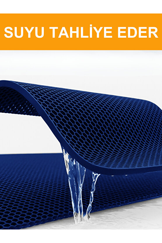 Bal Petek PVC Paspas Islak Zeminlerde Kaydırmaz İç Dış Mekan Banyo Duş Lavabo Havuz Kenarı Halısı