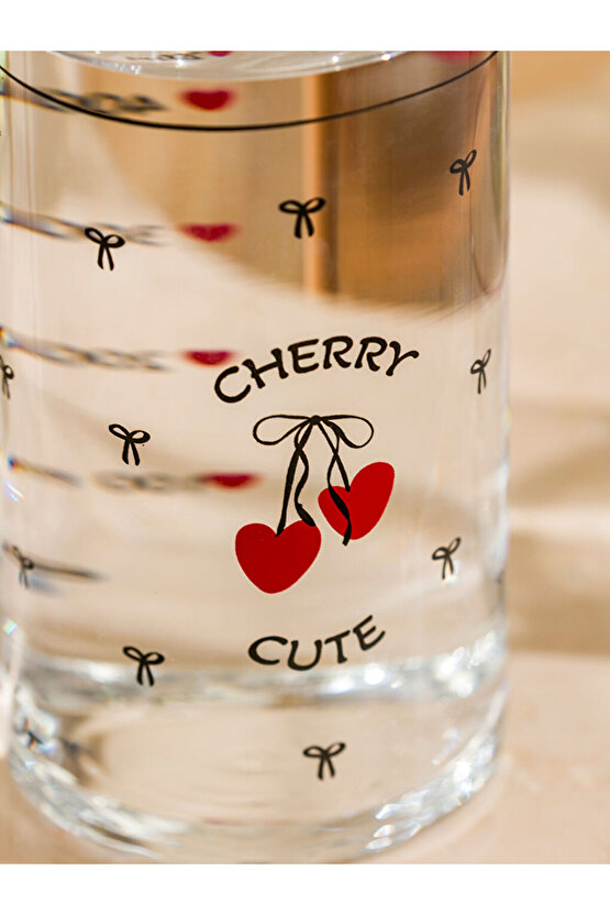 Karişik Baskılı Cam Sürahi 700 ml