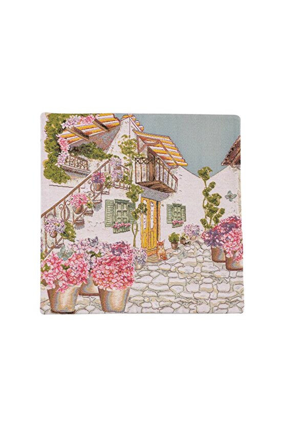 Baskılı Kırlent Kılıfı 45x45 Cm