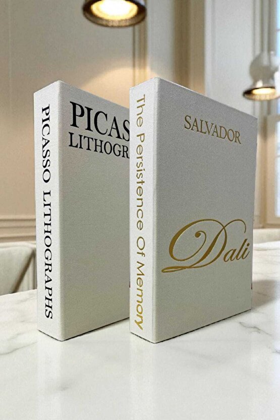 2’li Kumaş Kaplı Kitap Görünümlü Dekoratif Kutu | Hediye & Takı Kutusu