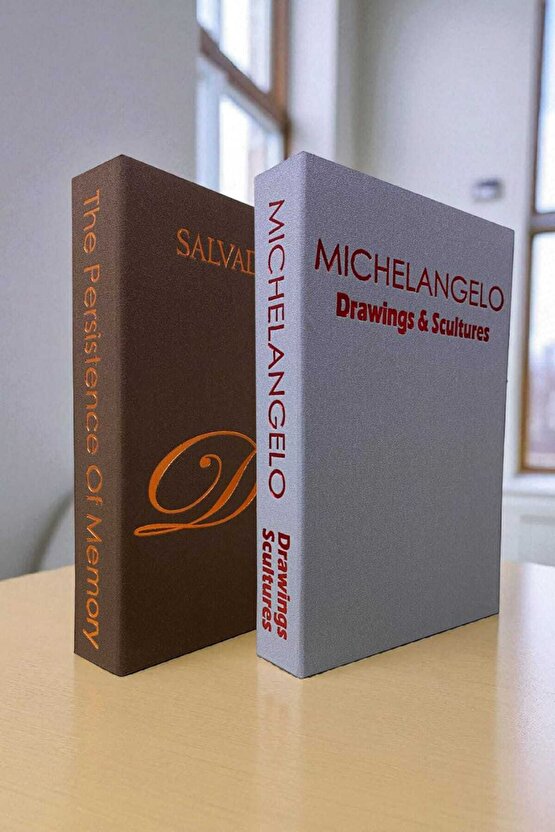 2’li Kumaş Kaplı Kitap Görünümlü Dekoratif Kutu | Hediye & Takı Kutusu