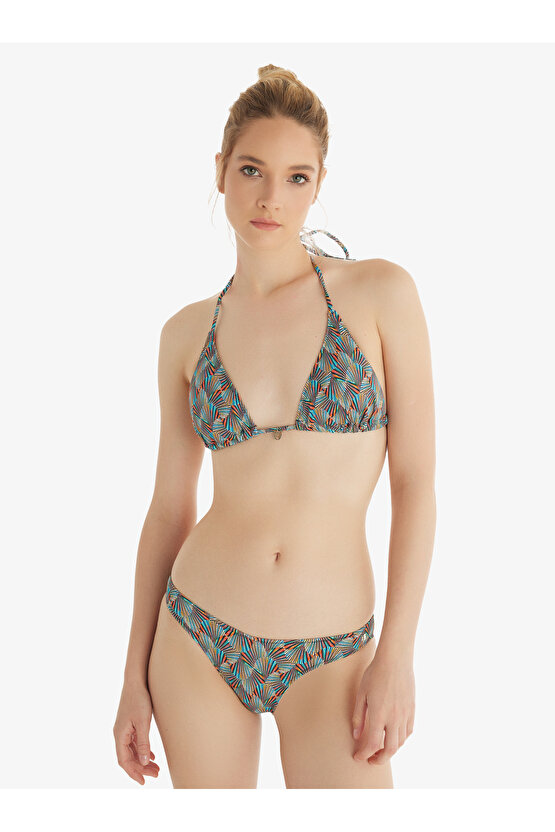 Kadın Brazilian Bikini Altı 10706 - Desenli