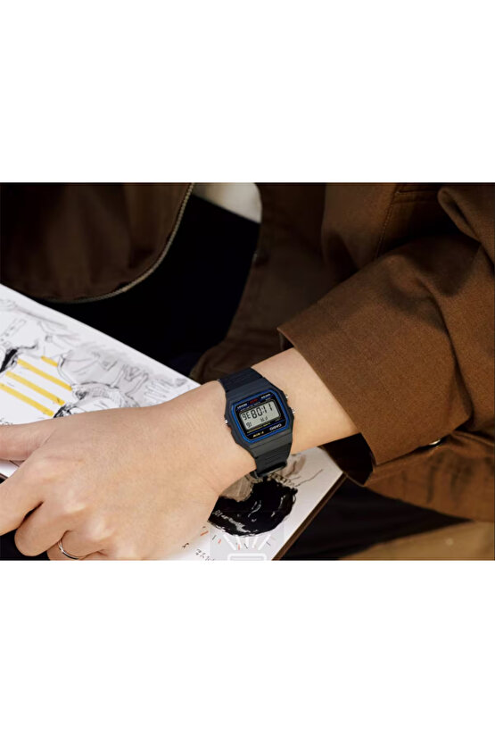 F-91W-1DG Retro Plastik Dijital Erkek Kol Saati