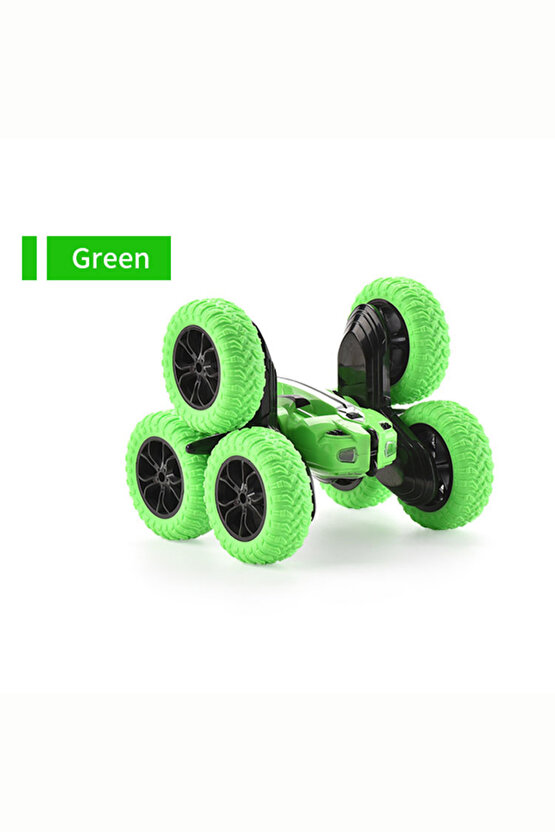 Oyuncak Işıklı Uzaktan Kumandalı Full Fonksiyon Şarjlı 2.4 Ghz 6 Teker Akrobat Araba