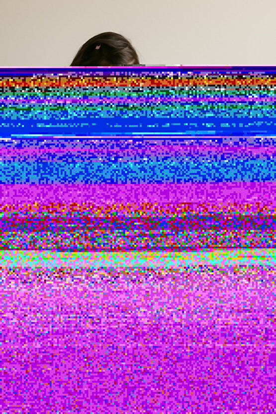 Kadın Siyah Deri Detaylı Peluş Bomber Ceket - Oversize