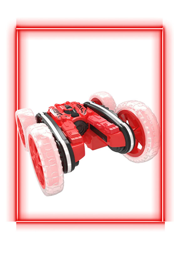 Uzaktan Kumandalı 4x4 Full Fonksiyon Şarjlı Işıklı Buharlı Spin 360 Derece Dönen Akrobat Araba