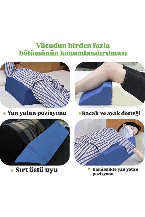 VİSCOMeT Yatalak Hasta Çevirme Süngeri Hasta Çevirme Aparatı Hasta Çevirme Yastığı Pozisyon Yastığı