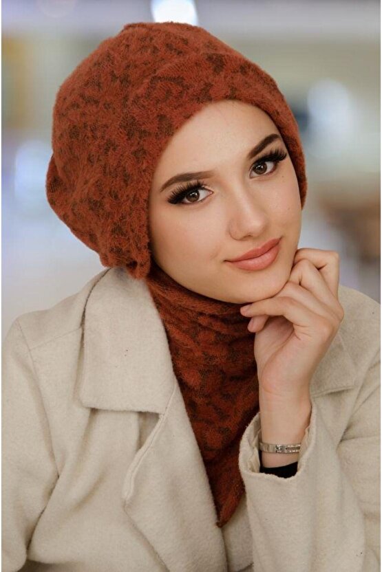 Taba Siyah Yumoş Tesettür Bere Ve Etol Takım