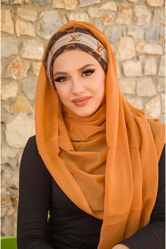 Devetüyü Marka Desen Bandana Hazır Şal