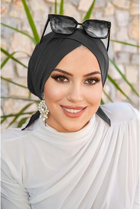 Antrasit Çapraz Bantlı Deniz - Havuz Bonesi