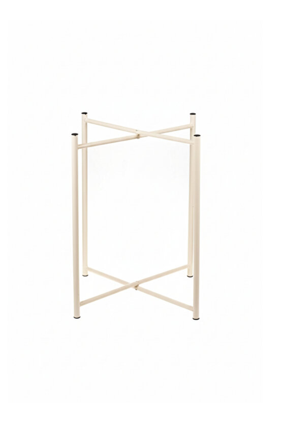 Katlanır Tepsili Metal Sehpa Çok Amaçlı Çıkarılabilir Tepsili Sehpa