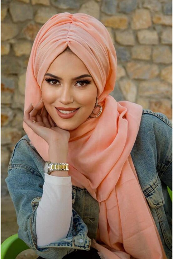 Somon Büzgülü Hazır Şal